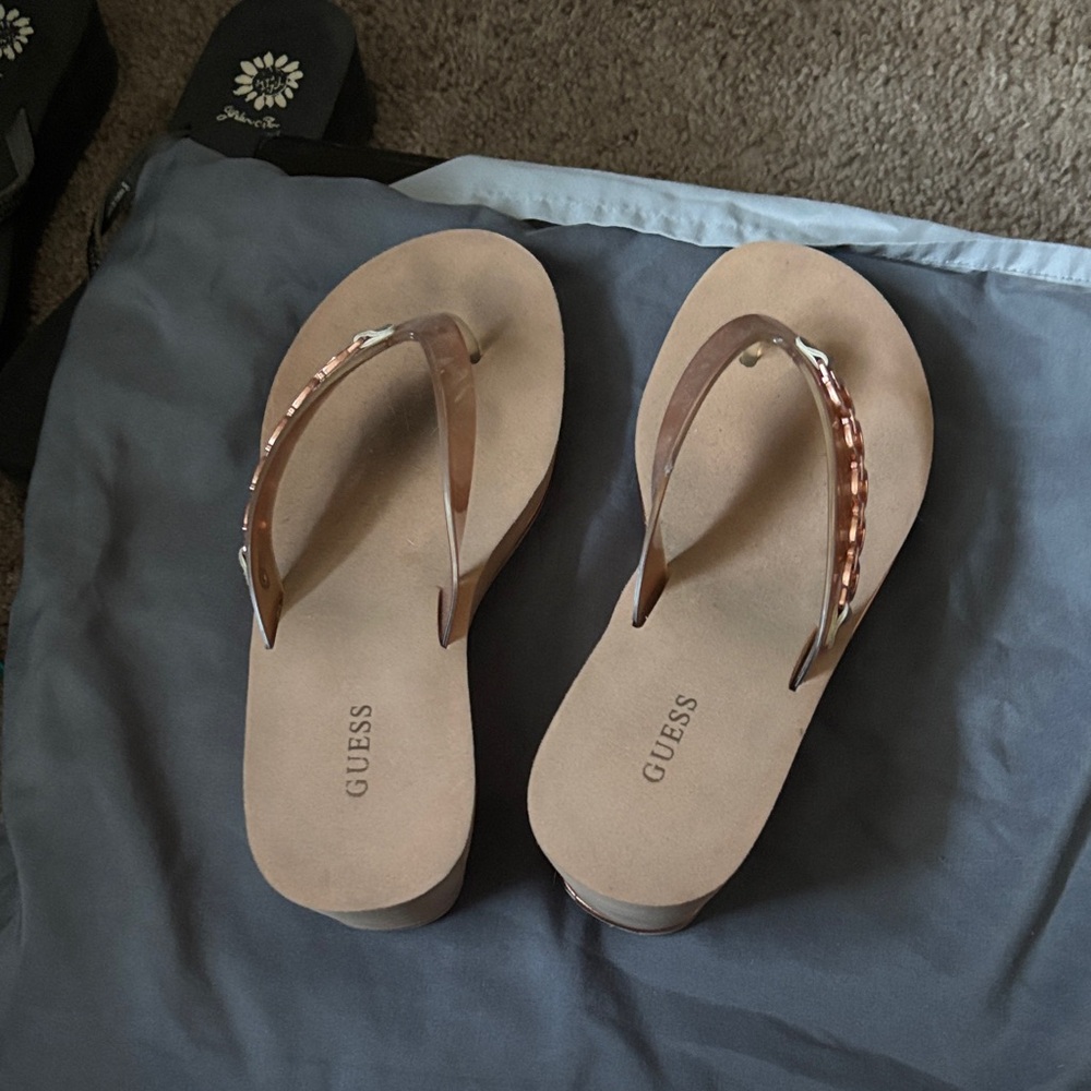 GUESS Women's Brown Sandals